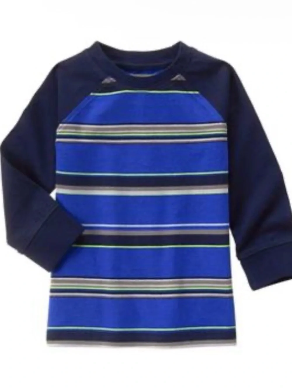 Gymboree Boys ‘Snowflake Fun’ Blue Striped Long Sleeve Top Size 6